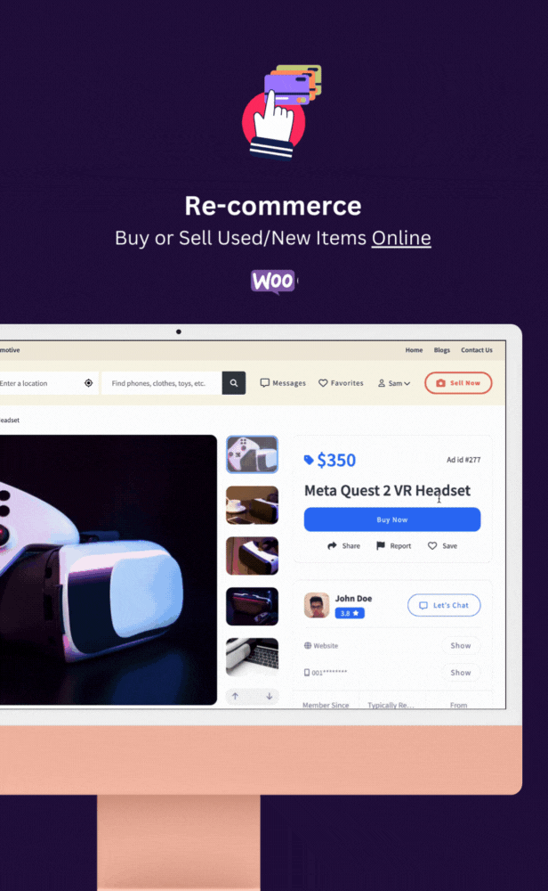ClassifiedPro - ReCommerce Classified Ads WordPress Theme